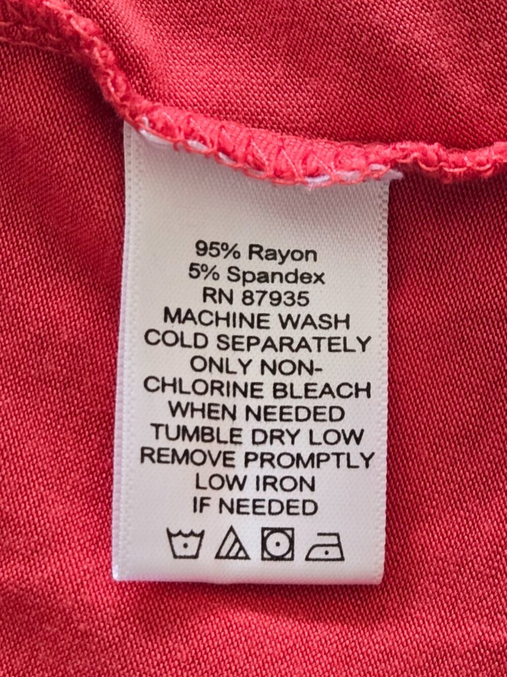 LOGO Lori Goldstein V-Neck Asymmetric Overlay Knit Top Blood Orange XS - Picture 9 of 13